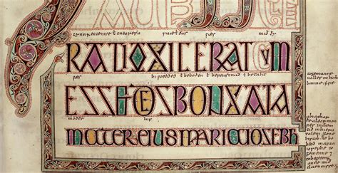 The Lindisfarne Gospels! A Triumph of Anglo-Saxon Illumination and Miniature Artistry!