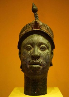 “Ife Bronze Head” -  A Majestic Symbol of Power and Spiritual Significance!