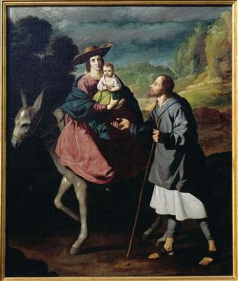 The Flight into Egypt - A Baroque Masterpiece Overflowing with Emotional Depth and Vivid Realism!