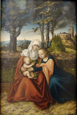 “The Virgin and Child with Saint Anne” - Barokowa Wdzięk i Mistyczna Głębia